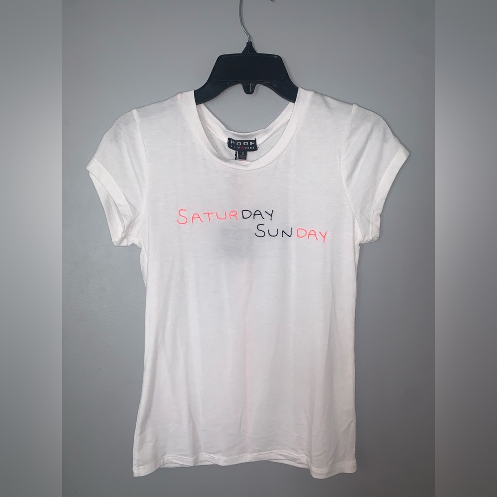 White Weekend Graphic Tee
